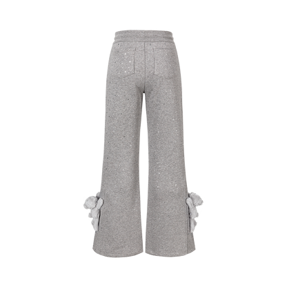 13DE MARZO Galaxy Spark Micro Flare Sweatpants Grey