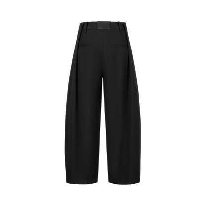 13DE MARZO Doozoo Pleated Dress Pants Black