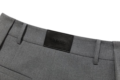 13DE MARZO Doozoo Pleated Dress Pants Grey
