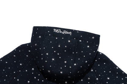 13DE MARZO Galaxy Spark Slim Fit Hoodie Navy Blue