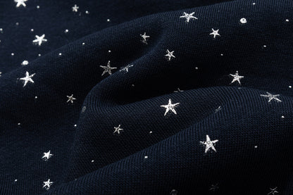 13DE MARZO Galaxy Spark Slim Fit Hoodie Navy Blue