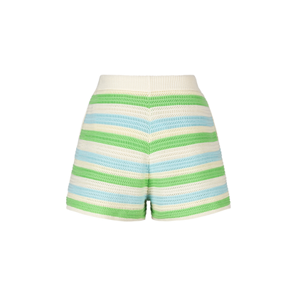 13DE MARZO Floral Bear Knit Shorts - 13DE MARZO