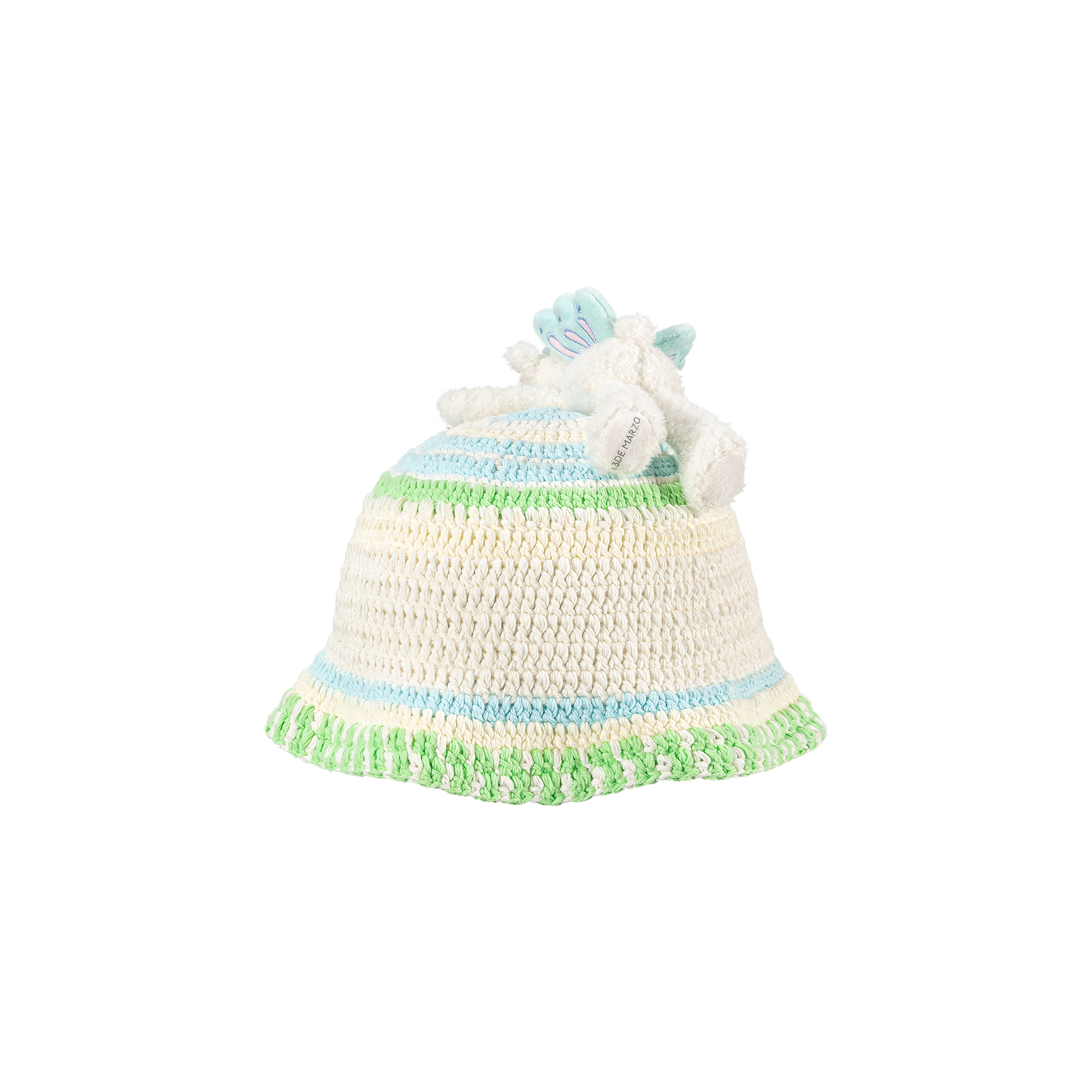 13DE MARZO Floral Bear Knit Hat - 13DE MARZO