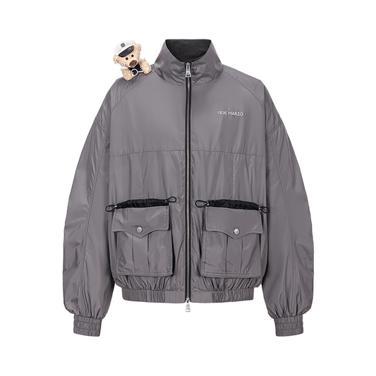 13DE MARZO Sheriff Bear Sports Jacket Grey - 13DE MARZO