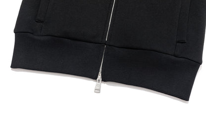 13DE MARZO Doozoo Fur Collar Hoodie Black