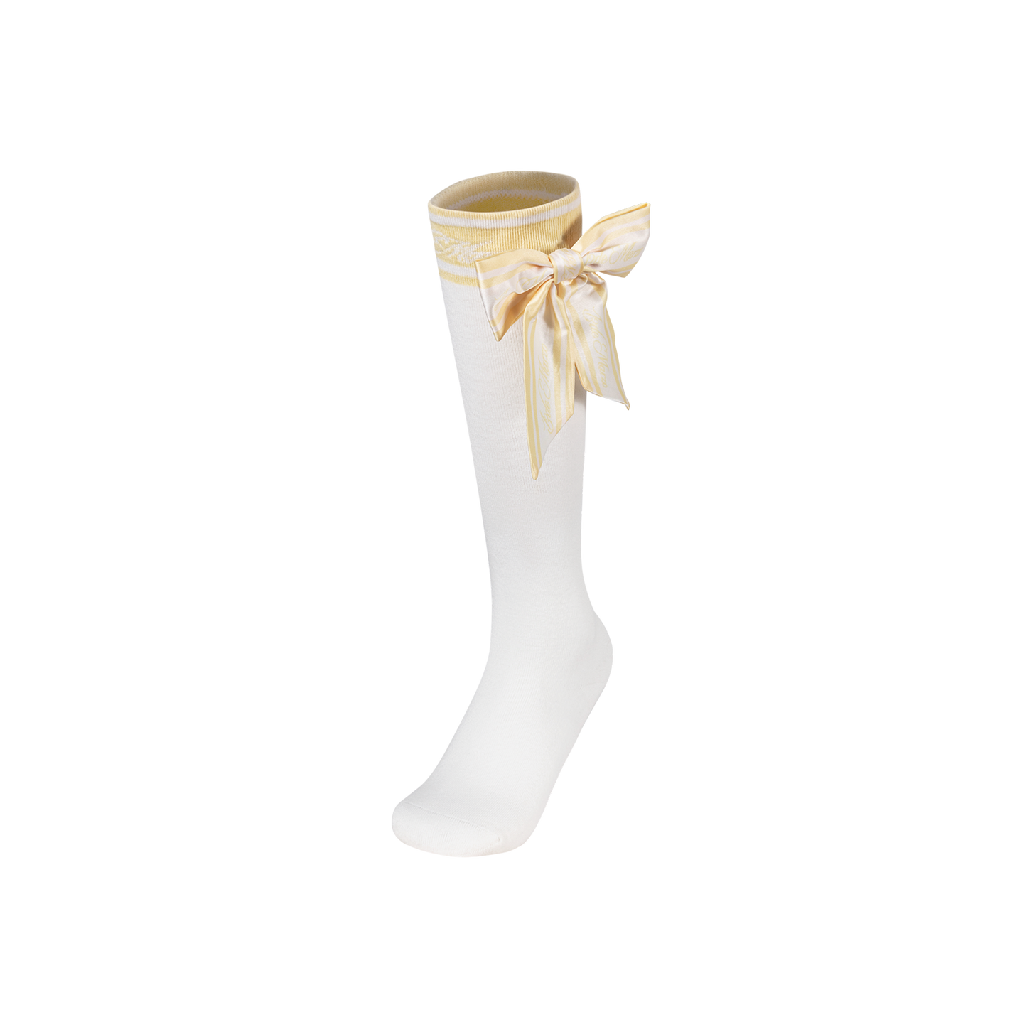 13DE MARZO Golf Mid-Calf Socks White - 13DE MARZO