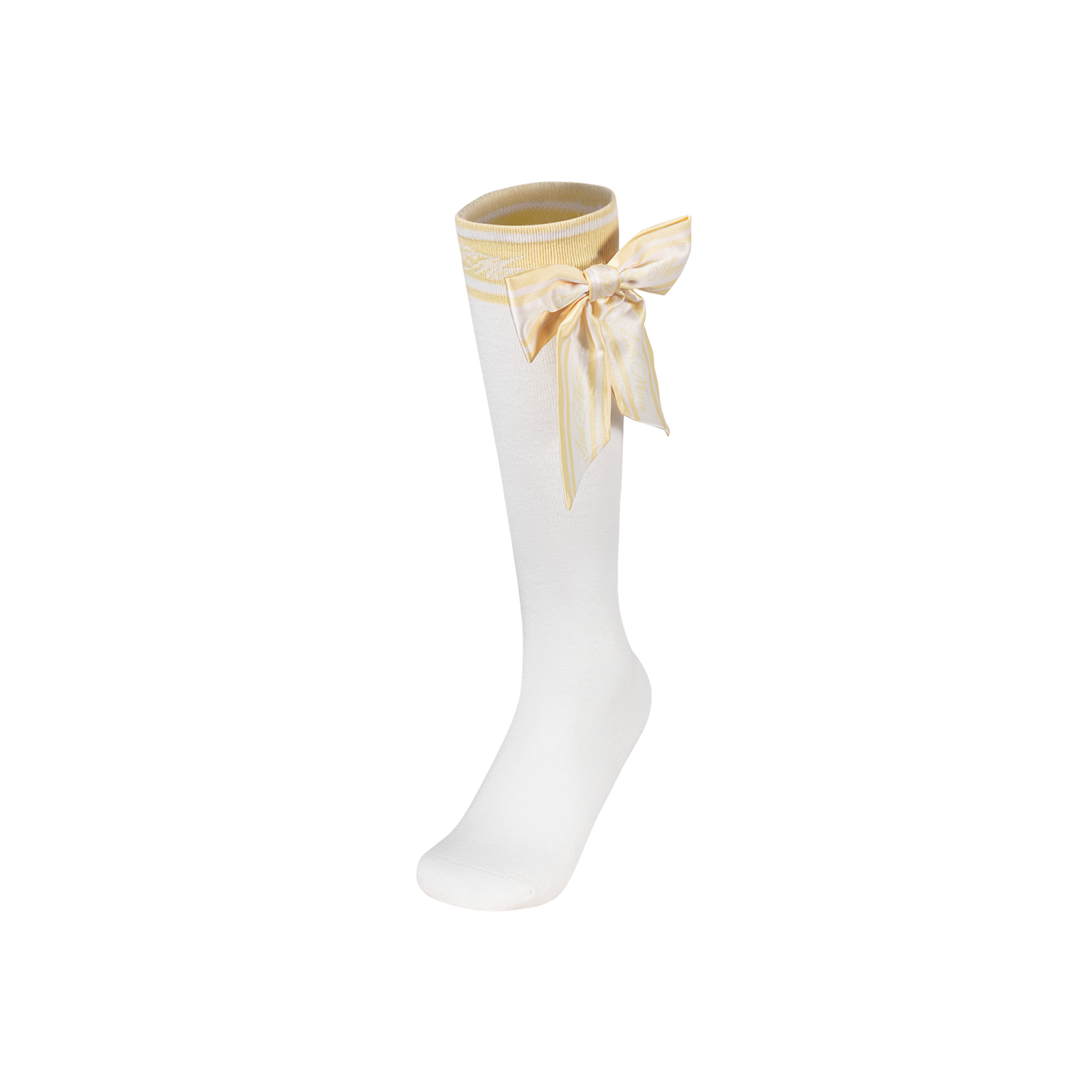13DE MARZO Golf Mid-Calf Socks White - 13DE MARZO