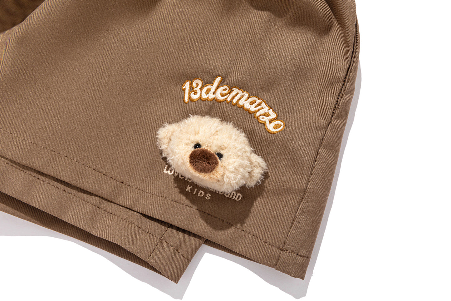 13DE MARZO BabyBear Aline Shorts Brown - 13DE MARZO