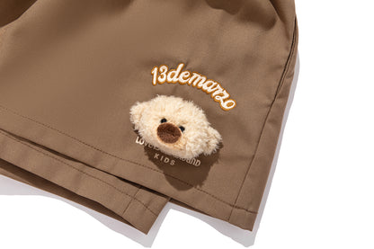13DE MARZO BabyBear Aline Shorts Brown - 13DE MARZO
