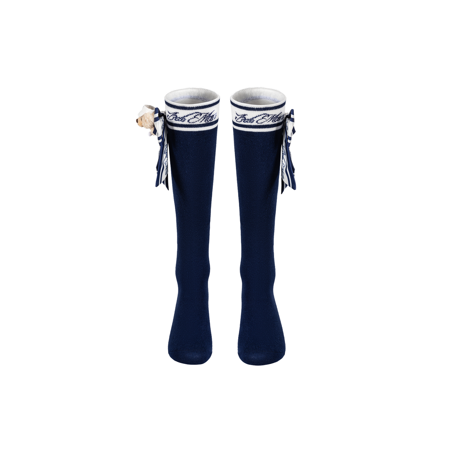 13DE MARZO Golf Mid-Calf Socks Navy Blue - 13DE MARZO