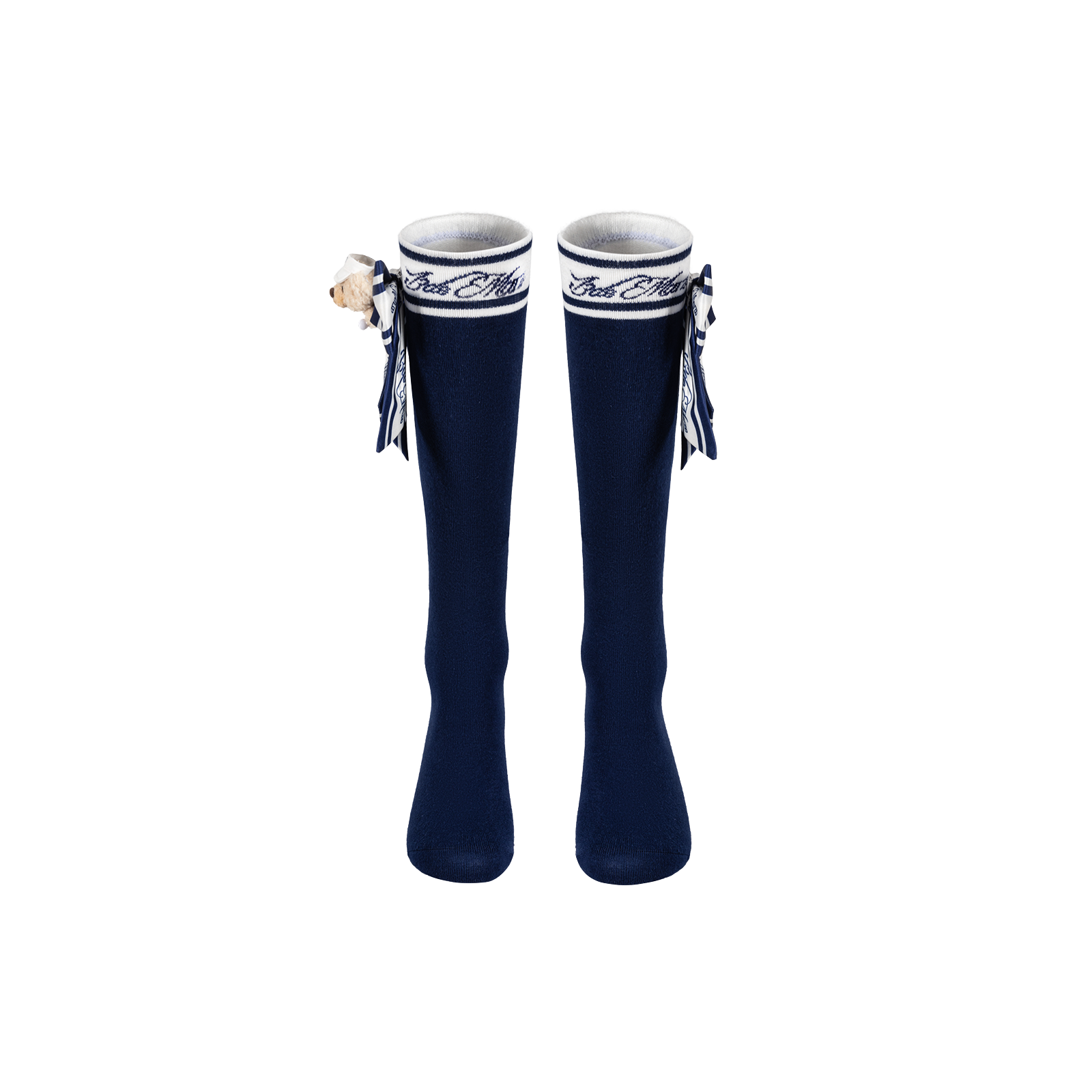 13DE MARZO Golf Mid-Calf Socks Navy Blue - 13DE MARZO