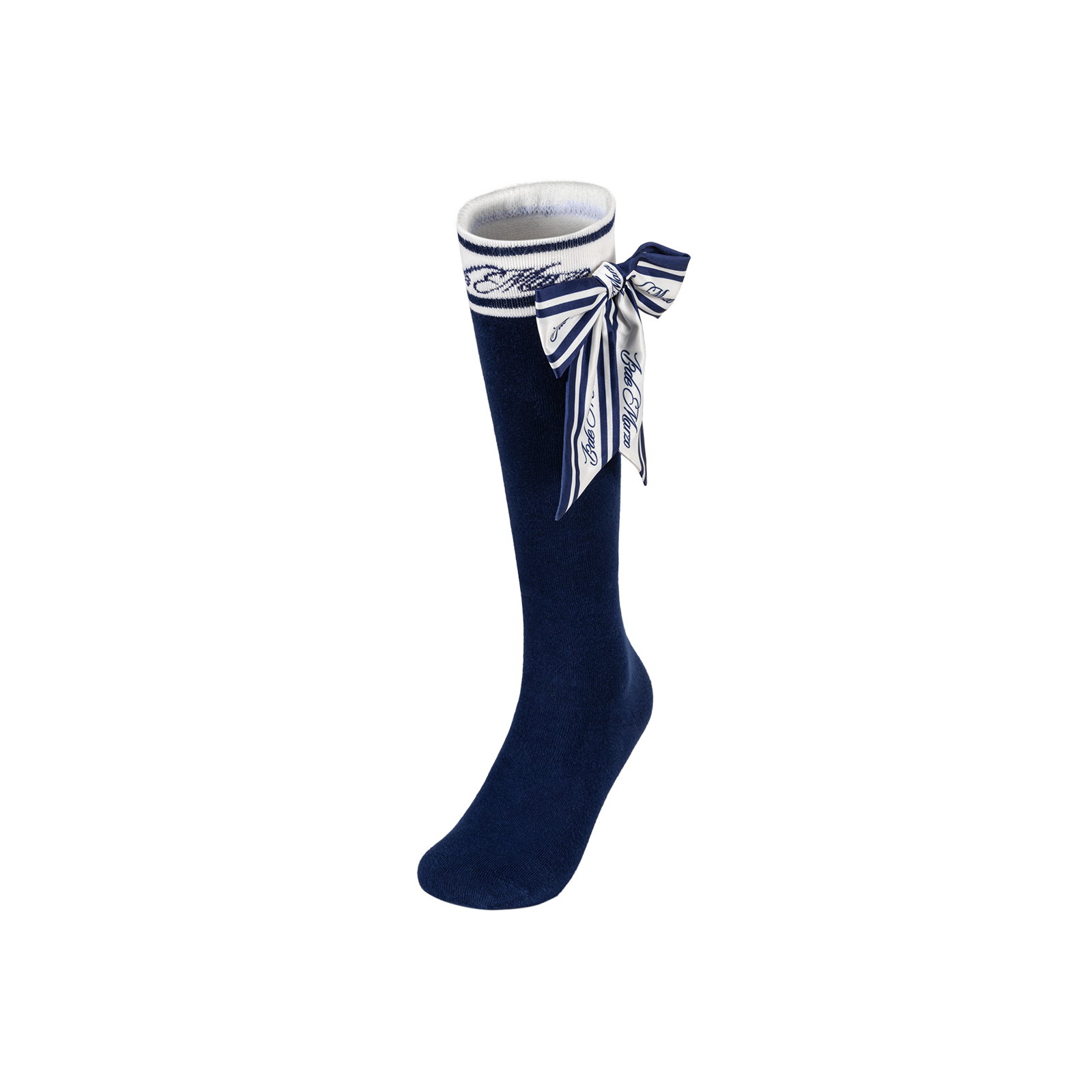 13DE MARZO Golf Mid-Calf Socks Navy Blue - 13DE MARZO