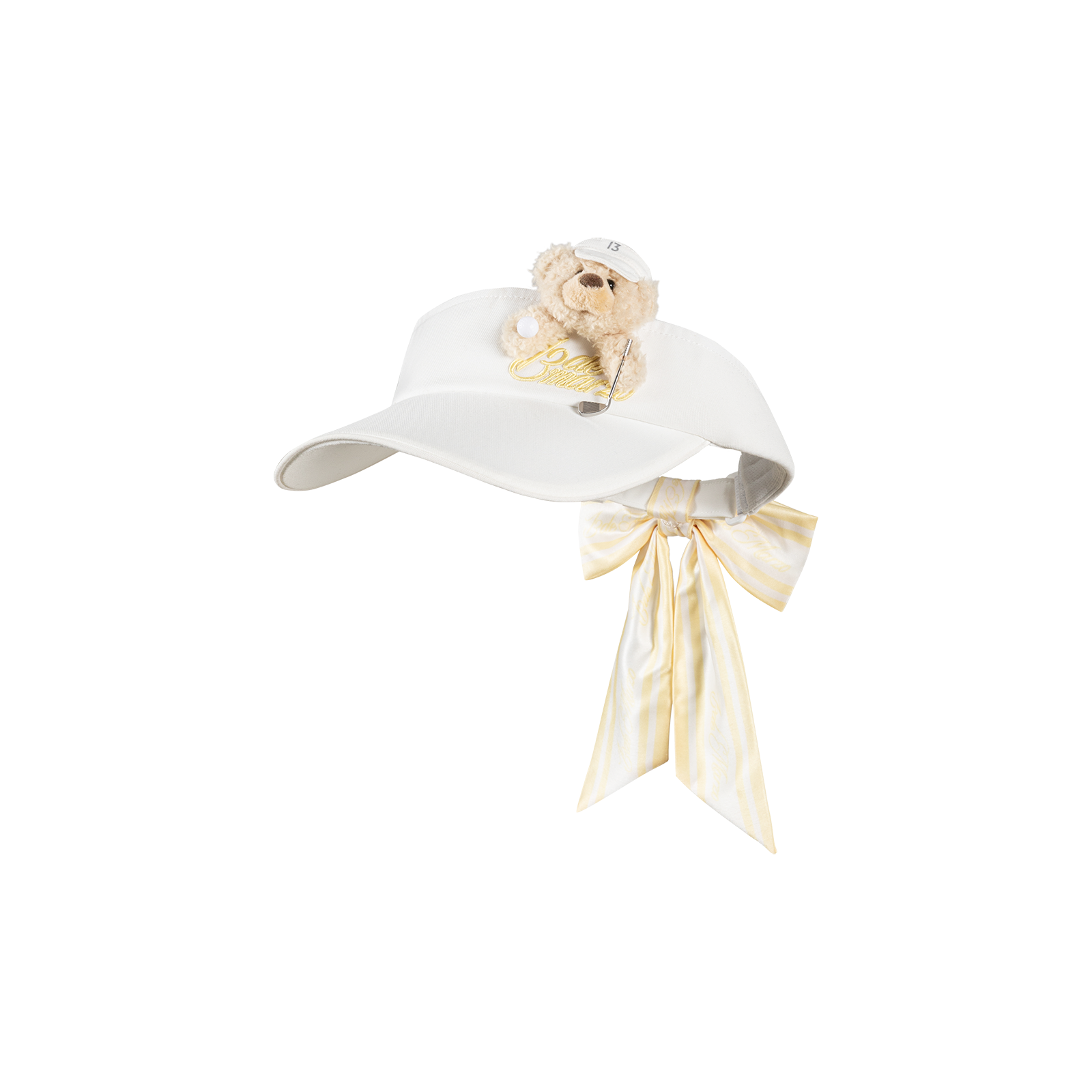 13DE MARZO Golf Bear Visor White - 13DE MARZO