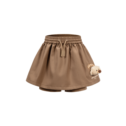 13DE MARZO BabyBear Aline Shorts Brown - 13DE MARZO