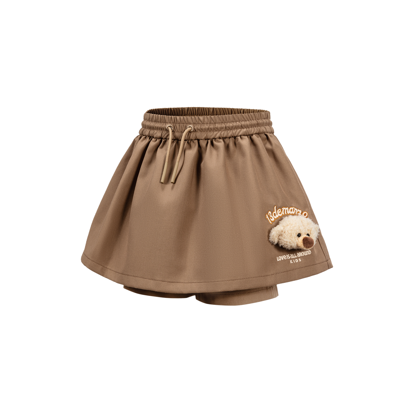 13DE MARZO BabyBear Aline Shorts Brown - 13DE MARZO