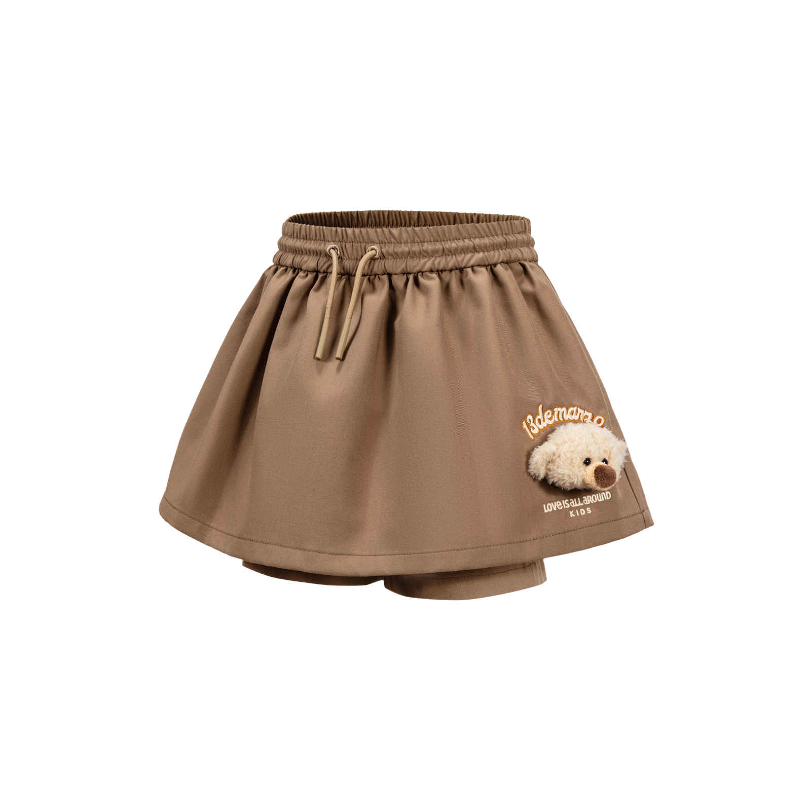 13DE MARZO BabyBear Aline Shorts Brown - 13DE MARZO