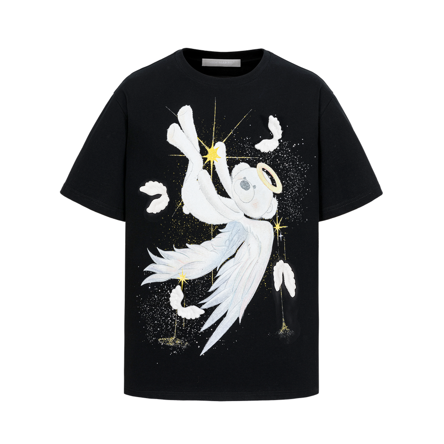 13DE MARZO Angel Devil Bear T-Shirt - 13DE MARZO