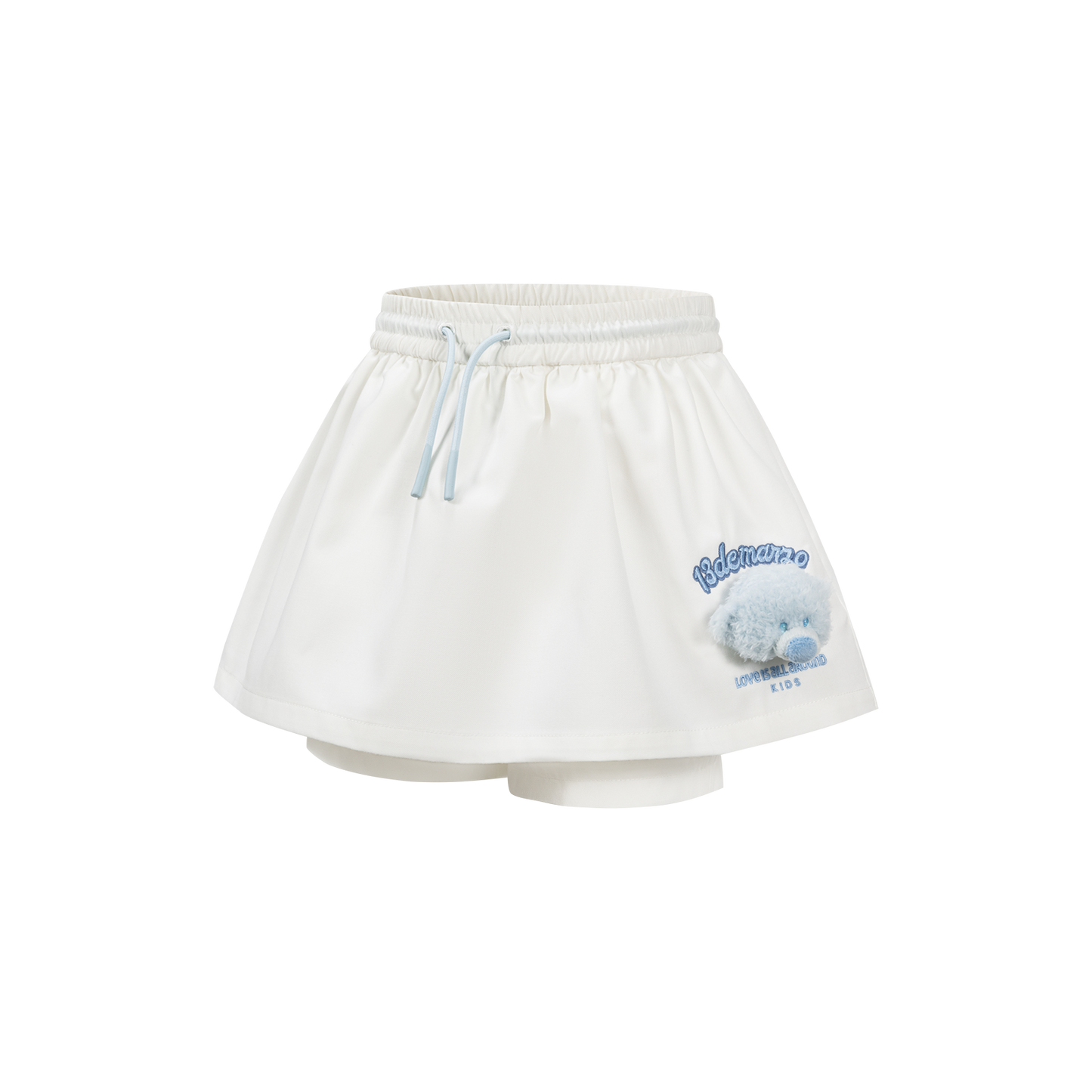 13DE MARZO BabyBear Aline Shorts White - 13DE MARZO