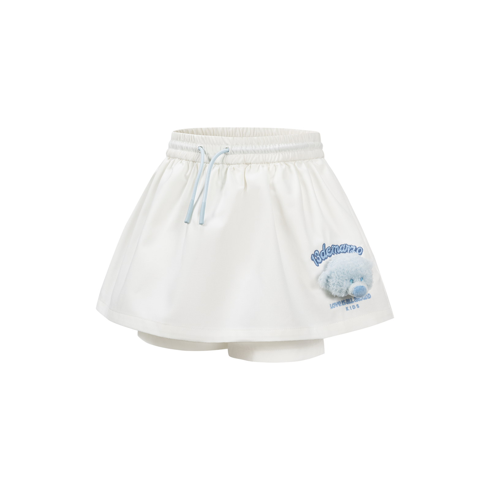 13DE MARZO BabyBear Aline Shorts White - 13DE MARZO