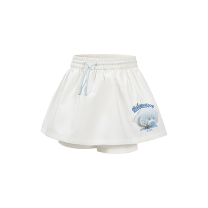 13DE MARZO BabyBear Aline Shorts White - 13DE MARZO