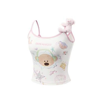 13DE MARZO Musical Festvial Bear Camisole - 13DE MARZO