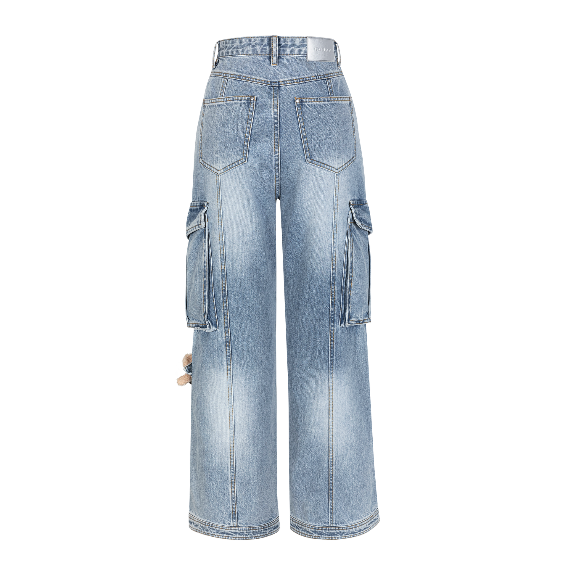 13DE MARZO Denim Cargo Pants