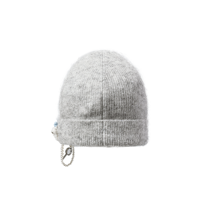 13DE MARZO Bear Sparkle Beanie Grey