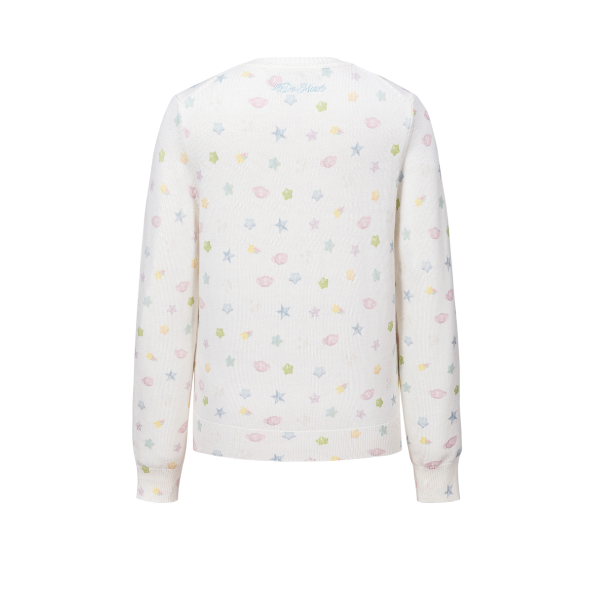 13DE MARZO All-Over Star Knit Cardigan