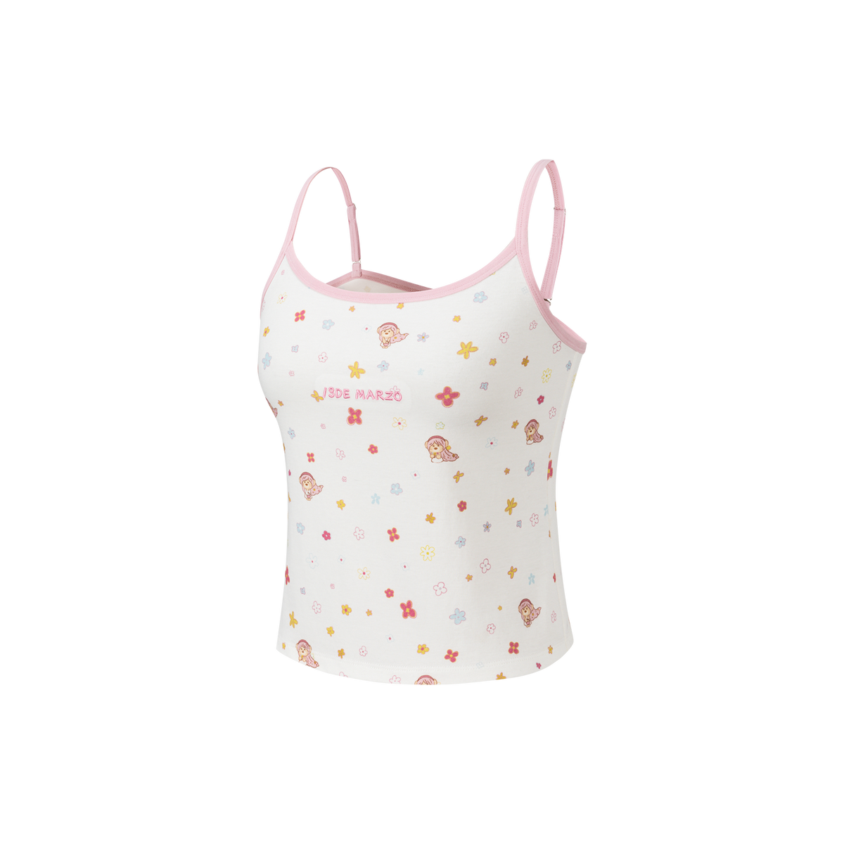 13DE MARZO Floral Room Bear Pajama Set