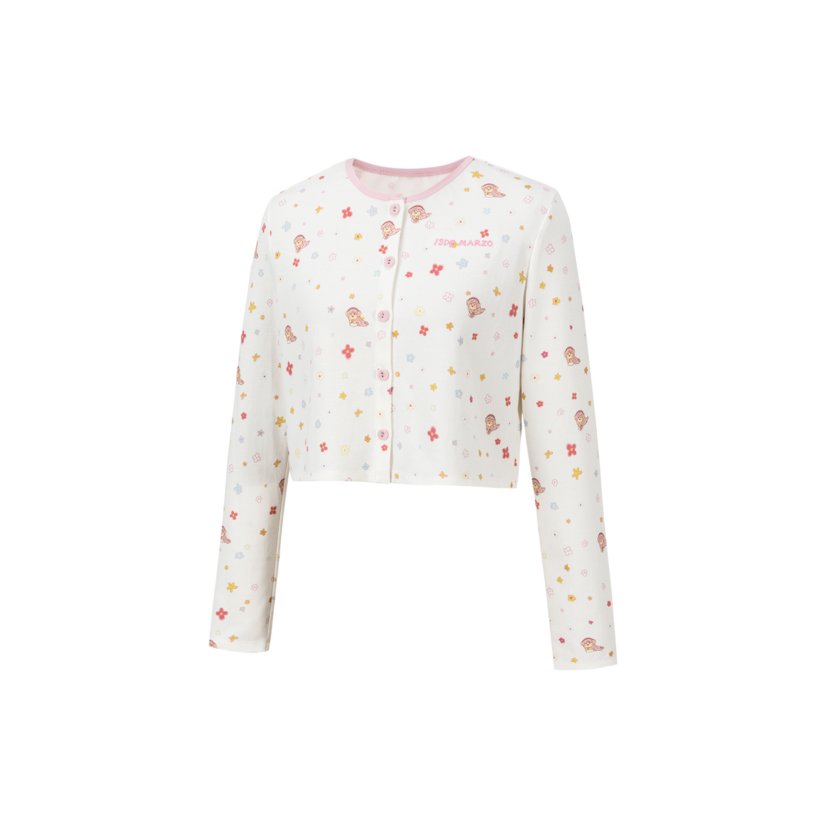13DE MARZO Floral Room Bear Pajama Set