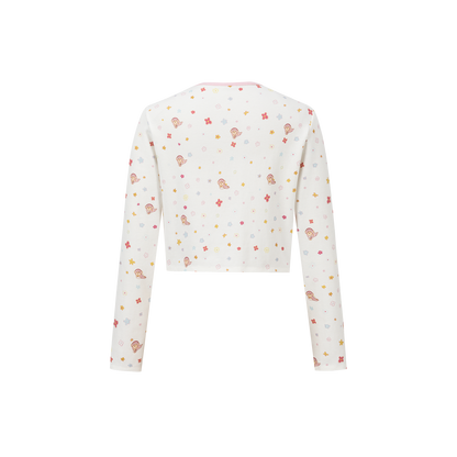 13DE MARZO Floral Room Bear Pajama Set