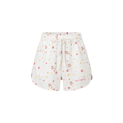 13DE MARZO Floral Room Bear Pajama Set