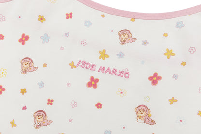 13DE MARZO Floral Room Bear Pajama Set