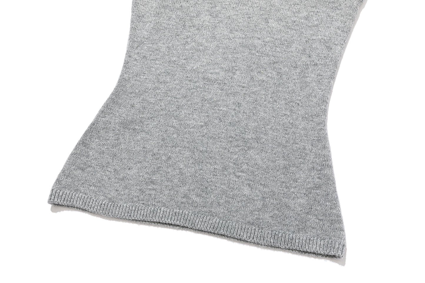 13DE MARZO Bow Bear Knit Cardigan Vest Grey