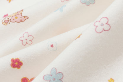 13DE MARZO Floral Room Bear Pajama Set