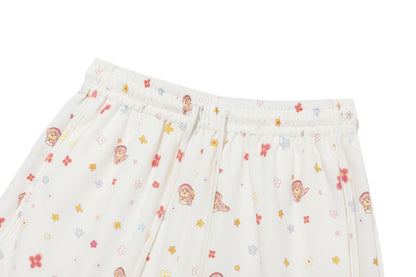 13DE MARZO Floral Room Bear Pajama Set