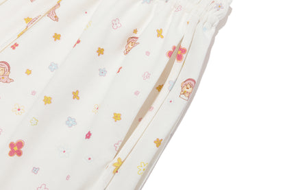 13DE MARZO Floral Room Bear Pajama Set