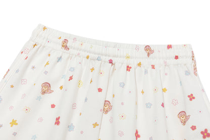 13DE MARZO Floral Room Bear Pajama Set