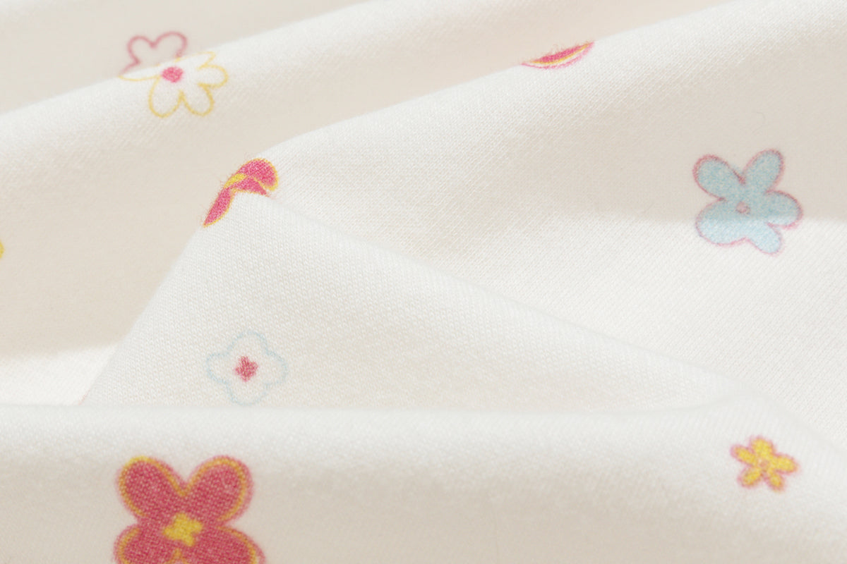 13DE MARZO Floral Room Bear Pajama Set
