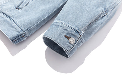 13DE MARZO Rolling Stones Tongue Denim Jacket