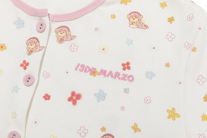 13DE MARZO Floral Room Bear Pajama Set