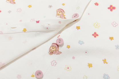 13DE MARZO Floral Room Bear Pajama Set