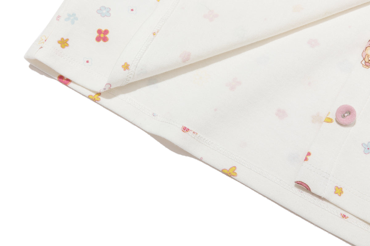 13DE MARZO Floral Room Bear Pajama Set