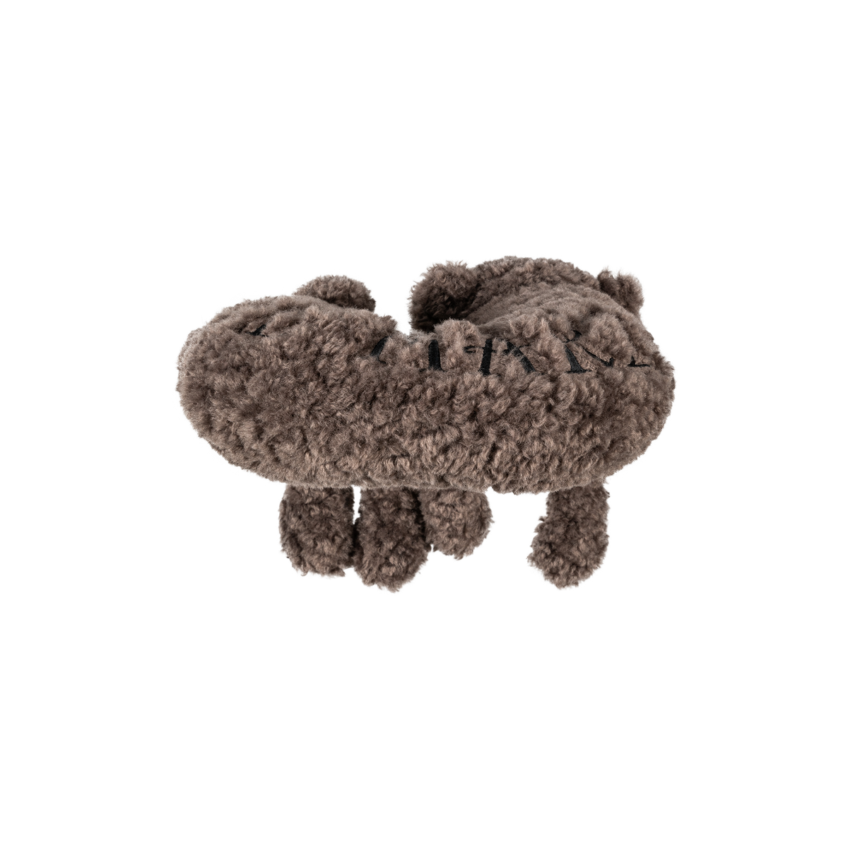 13DE MARZO Plush U-Shaped Travel Pillow Dark Grey - 13DE MARZO