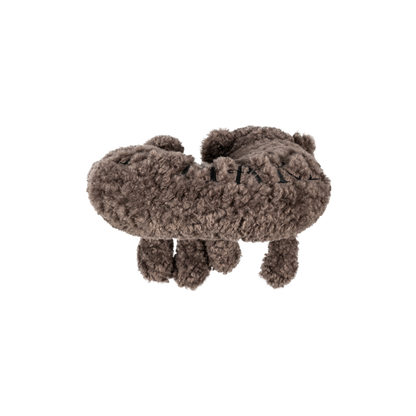 13DE MARZO Plush U-Shaped Travel Pillow Dark Grey - 13DE MARZO