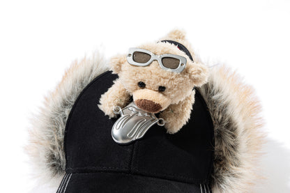 13DE MARZO Rolling Stones Furry Earflap Cap
