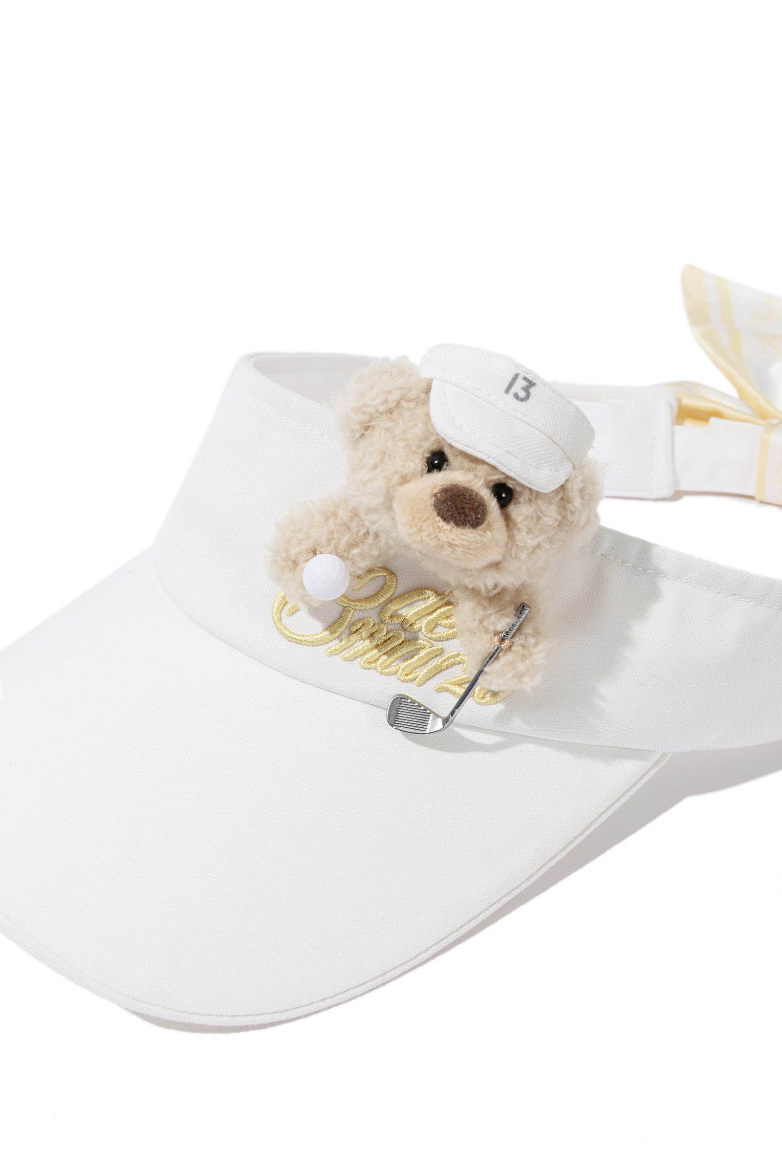 13DE MARZO Golf Bear Visor White - 13DE MARZO