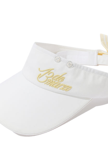 13DE MARZO Golf Bear Visor White - 13DE MARZO