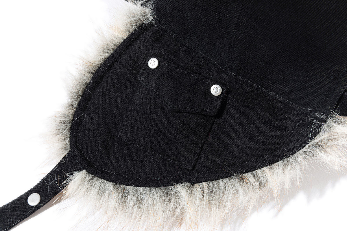 13DE MARZO Rolling Stones Furry Earflap Cap