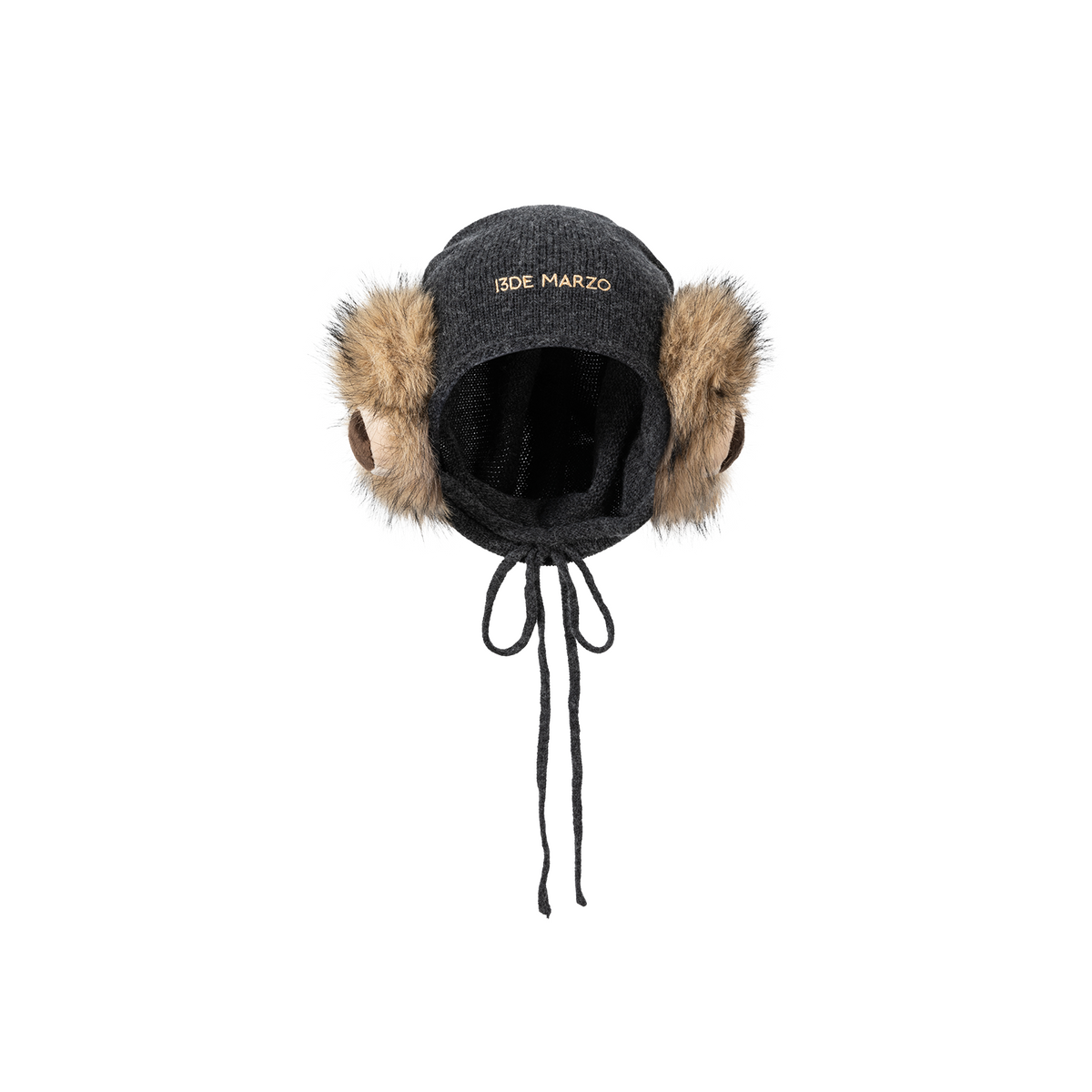 13DE MARZO Doozoo Slouch Hat Dark Grey